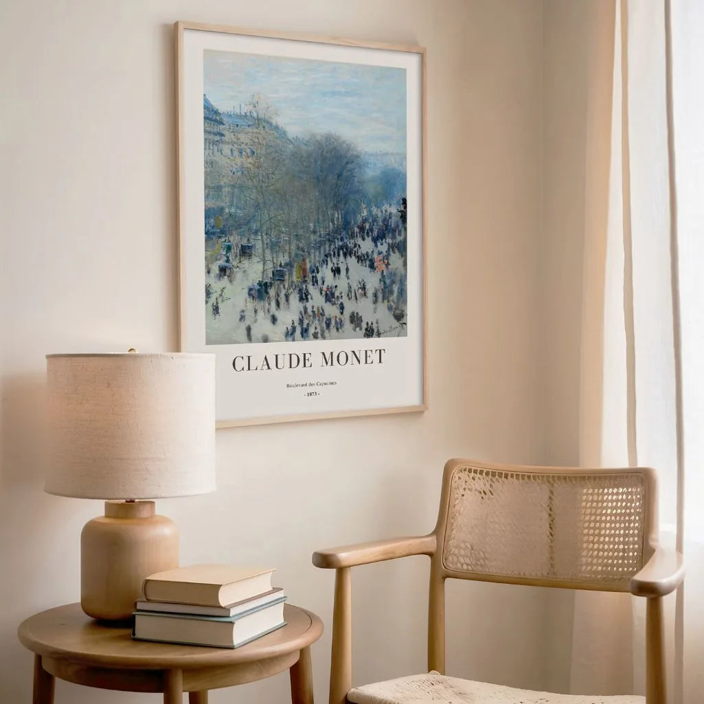 Claude Monet Poster – Boulevard des Capucines (1873)