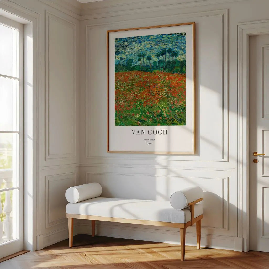 Vincent van Gogh Poster – Mohnfeld 1890