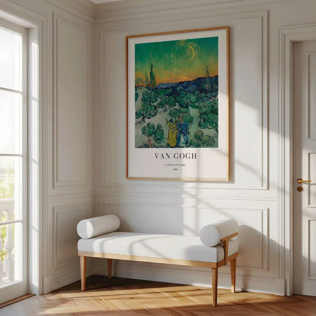 Vincent van Gogh Poster – Spaziergang in der Dämmerung