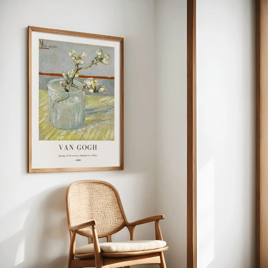 Vincent van Gogh Poster – Blühender Mandelzweig im Glas