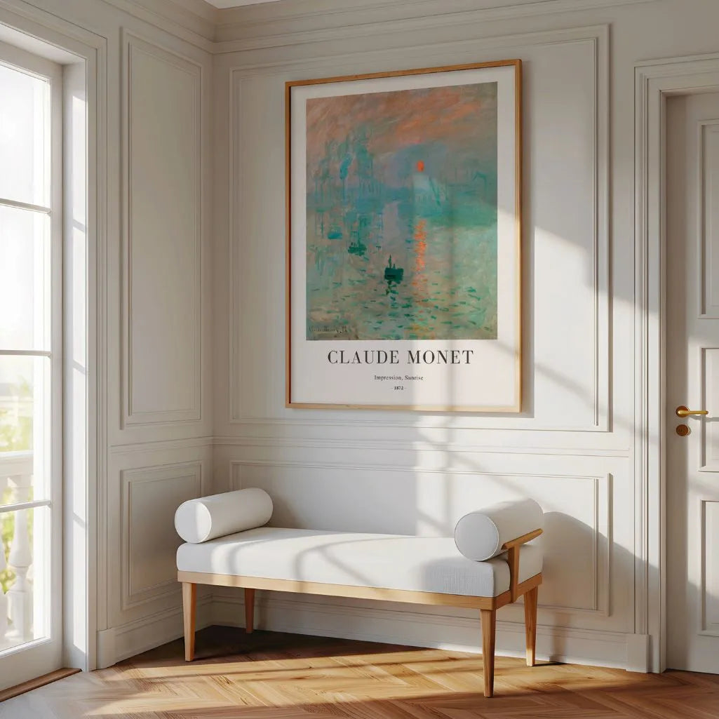 Claude Monet – Impression, Sonnenaufgang Poster