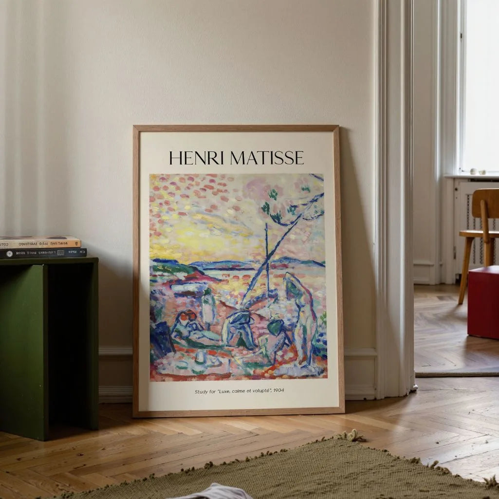 Henri Matisse Poster – Studie für Luxus, Ruhe und Sinnlichkeit, 1904