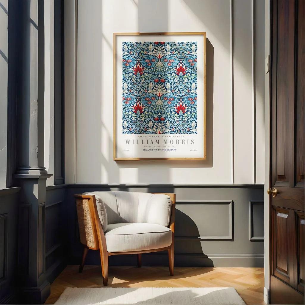 Poster – Blauer Garten