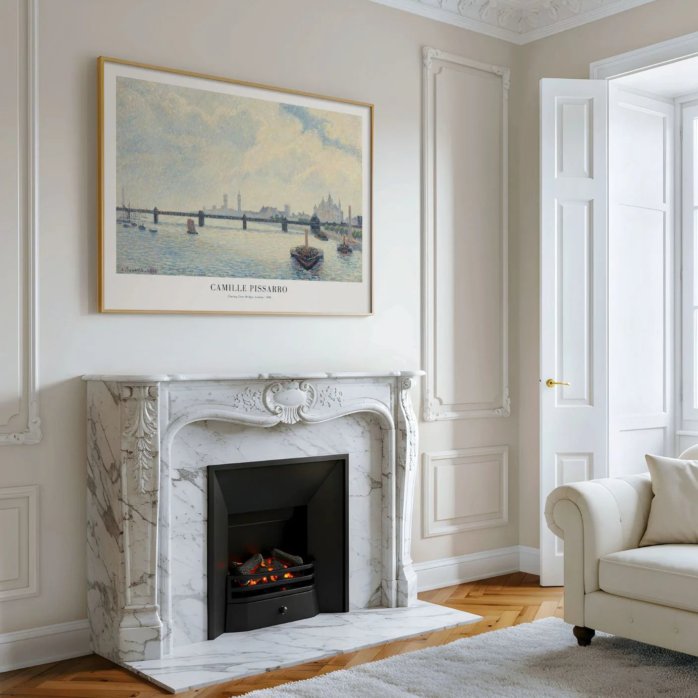 Camille Pissarro – Charing-Cross-Brücke, London Poster