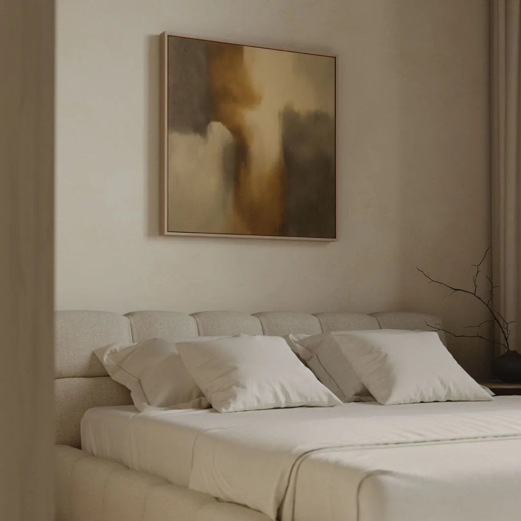 Gerahmtes Leinwandbild – Licht und Schatten