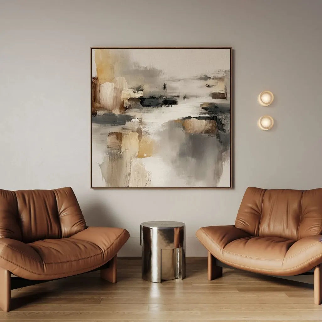 Gerahmtes Leinwandbild – Reflexion