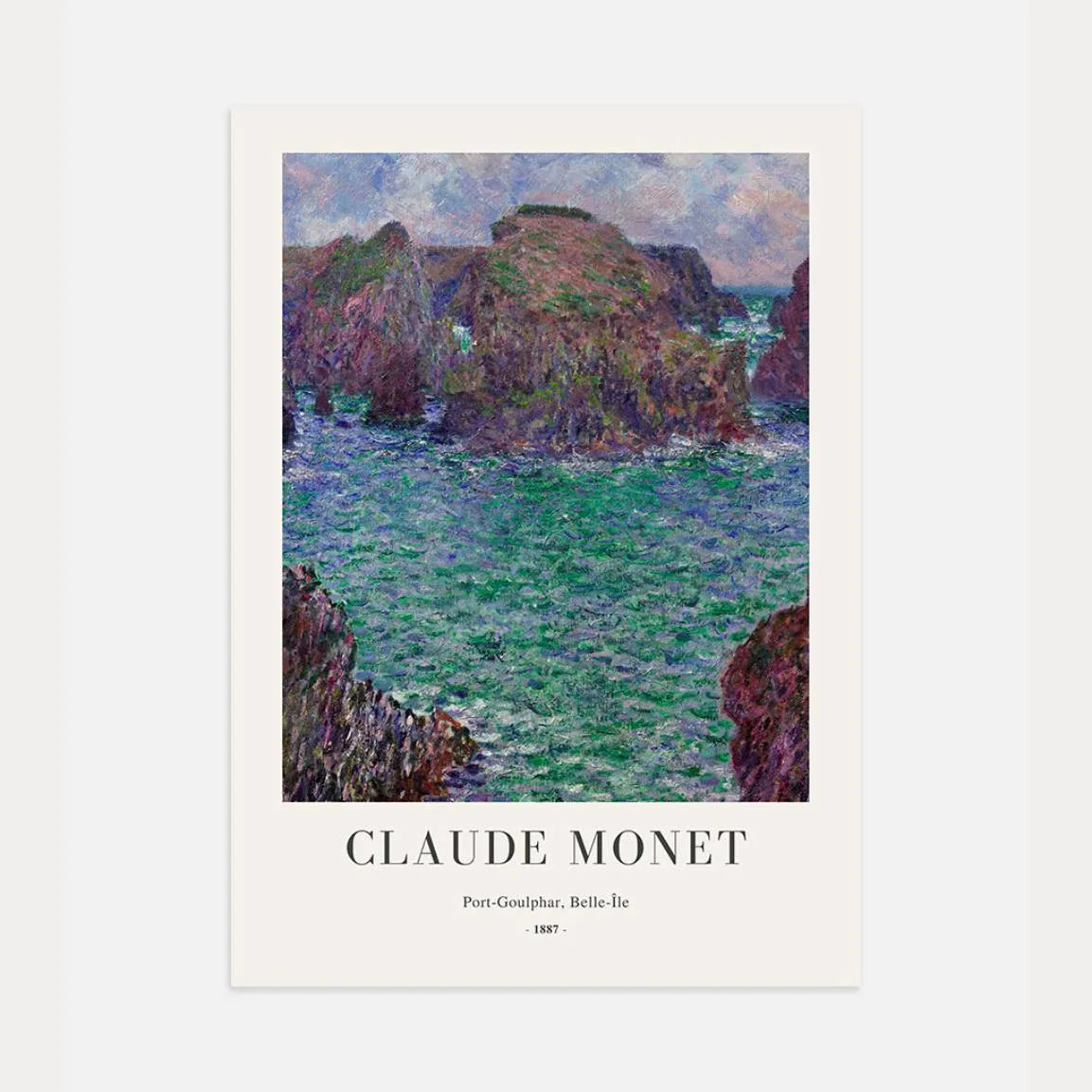 Claude Monet Poster – Port-Goulphar, Belle-Île