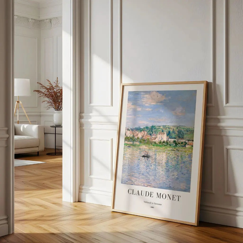 Claude Monet – Vétheuil im Sommer (1880) Poster,