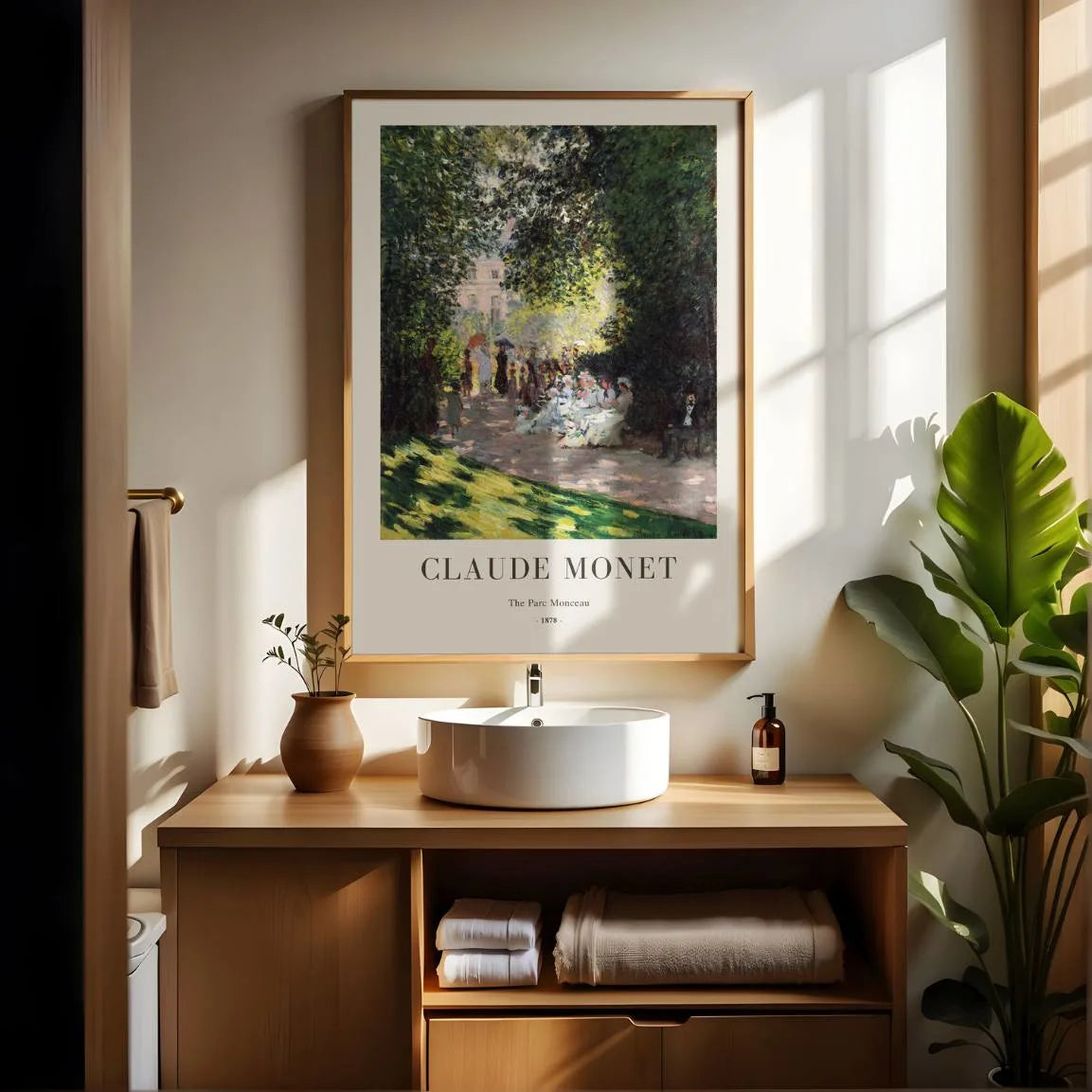 Monet Poster Parkszene