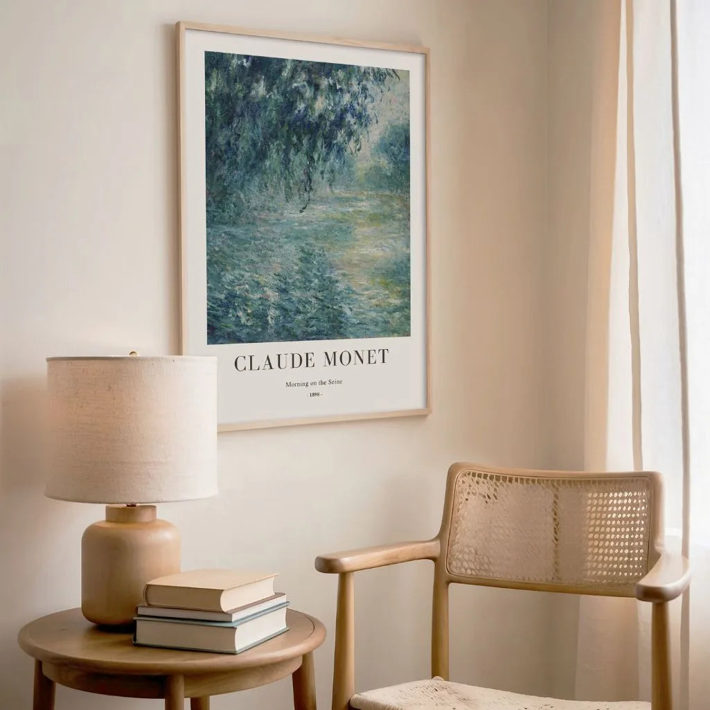 Claude Monet – Morgen an der Seine (1898) Poster