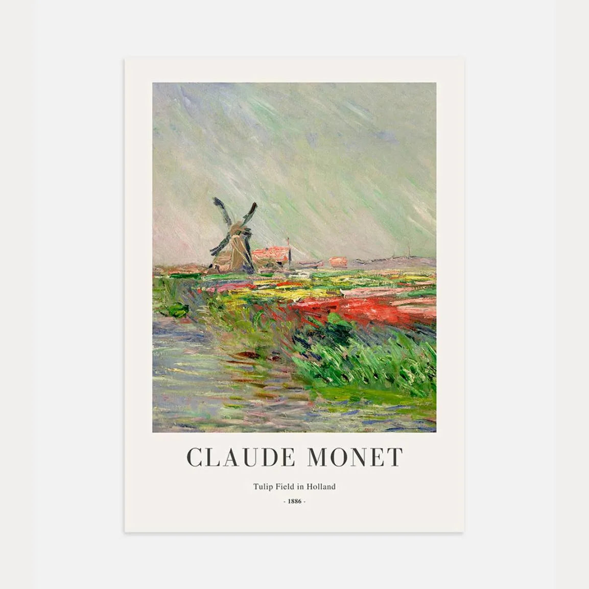 Monet Poster Tulpen