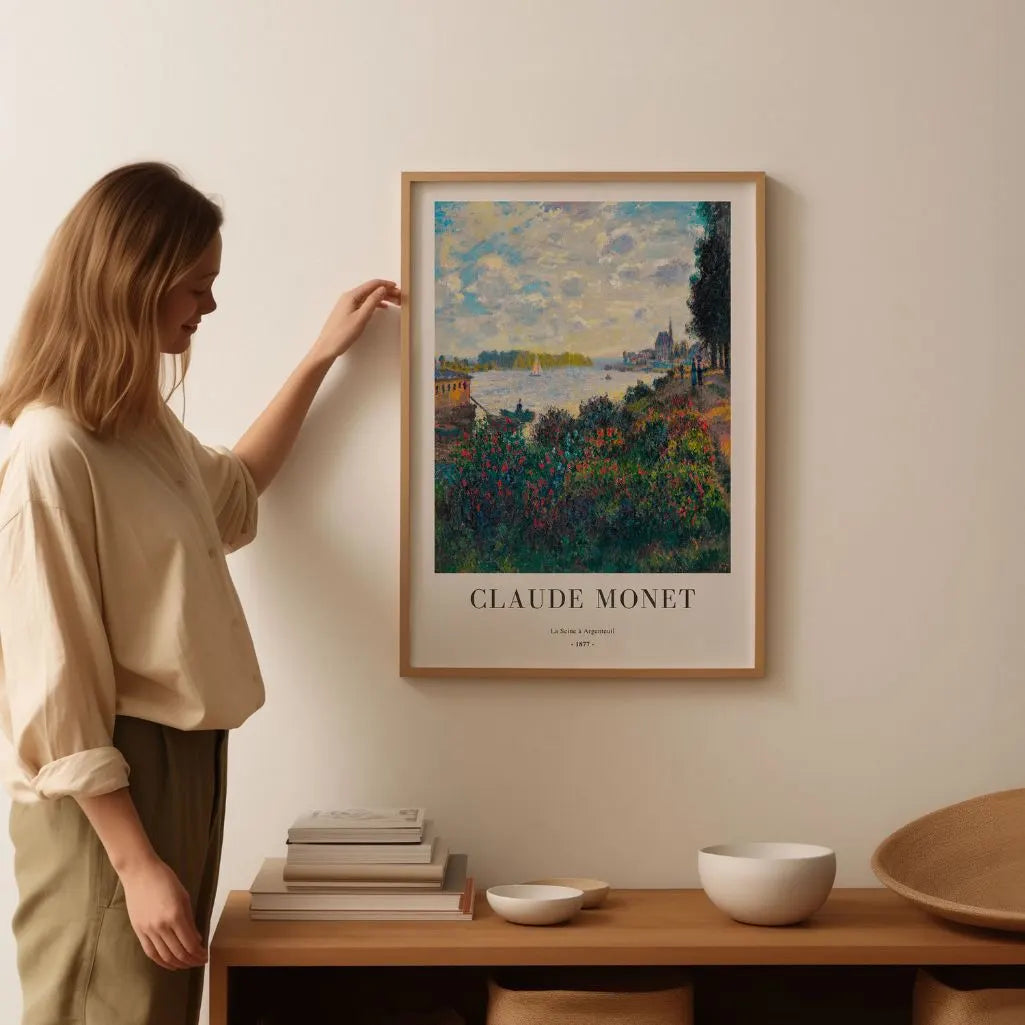 Claude Monet – Die Seine bei Argenteuil (1877) Poster