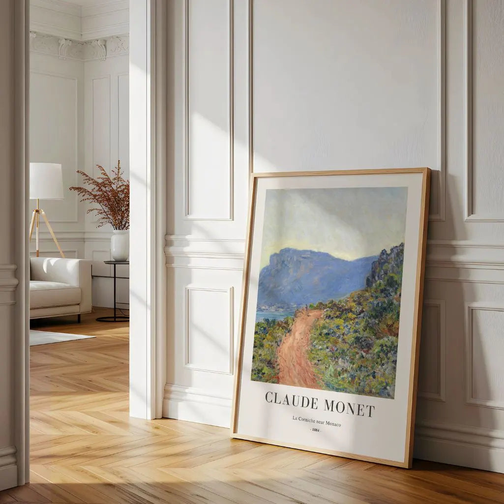 Claude Monet – La Corniche bei Monaco (1884) Poster
