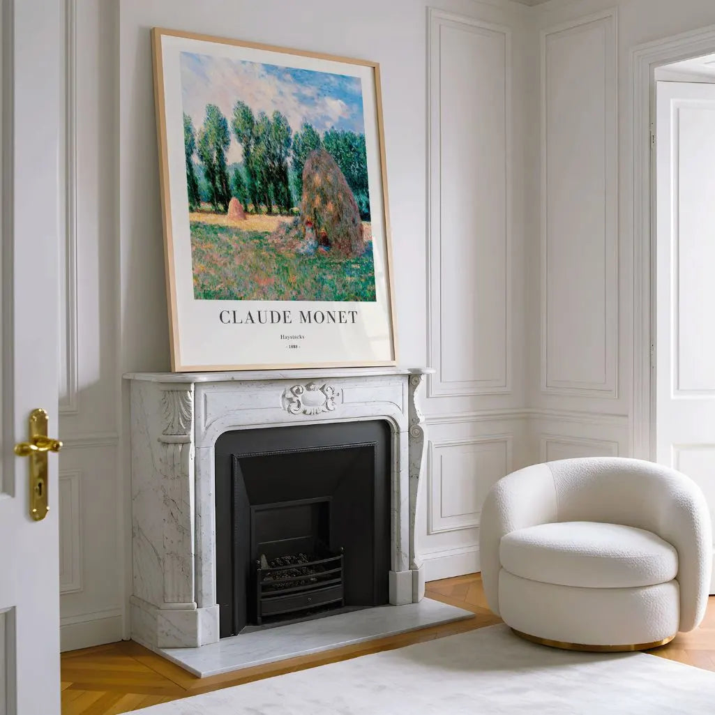 Claude Monet – Heuhaufen Poster, 1885