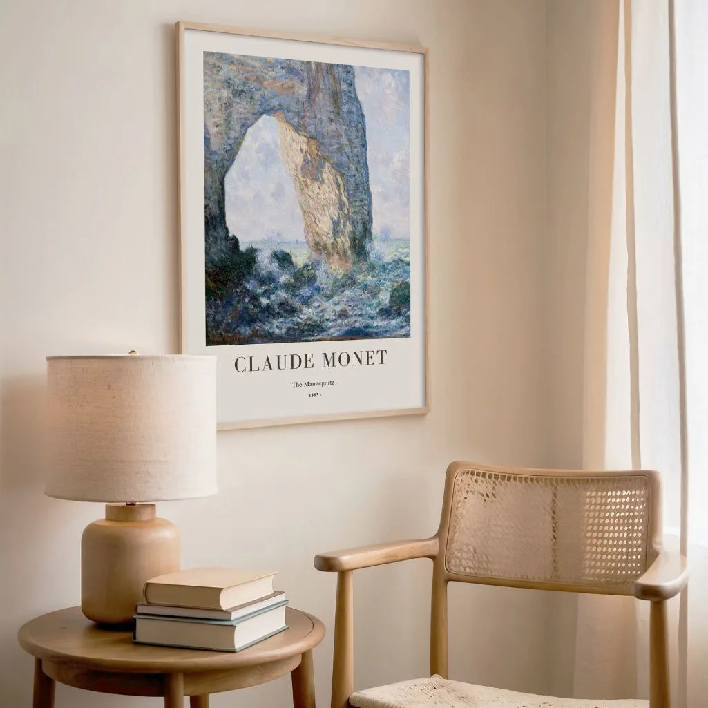 Claude Monet Poster – Manneporte-Klippe
