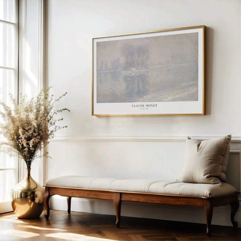 Claude Monet Poster – Eisschollen