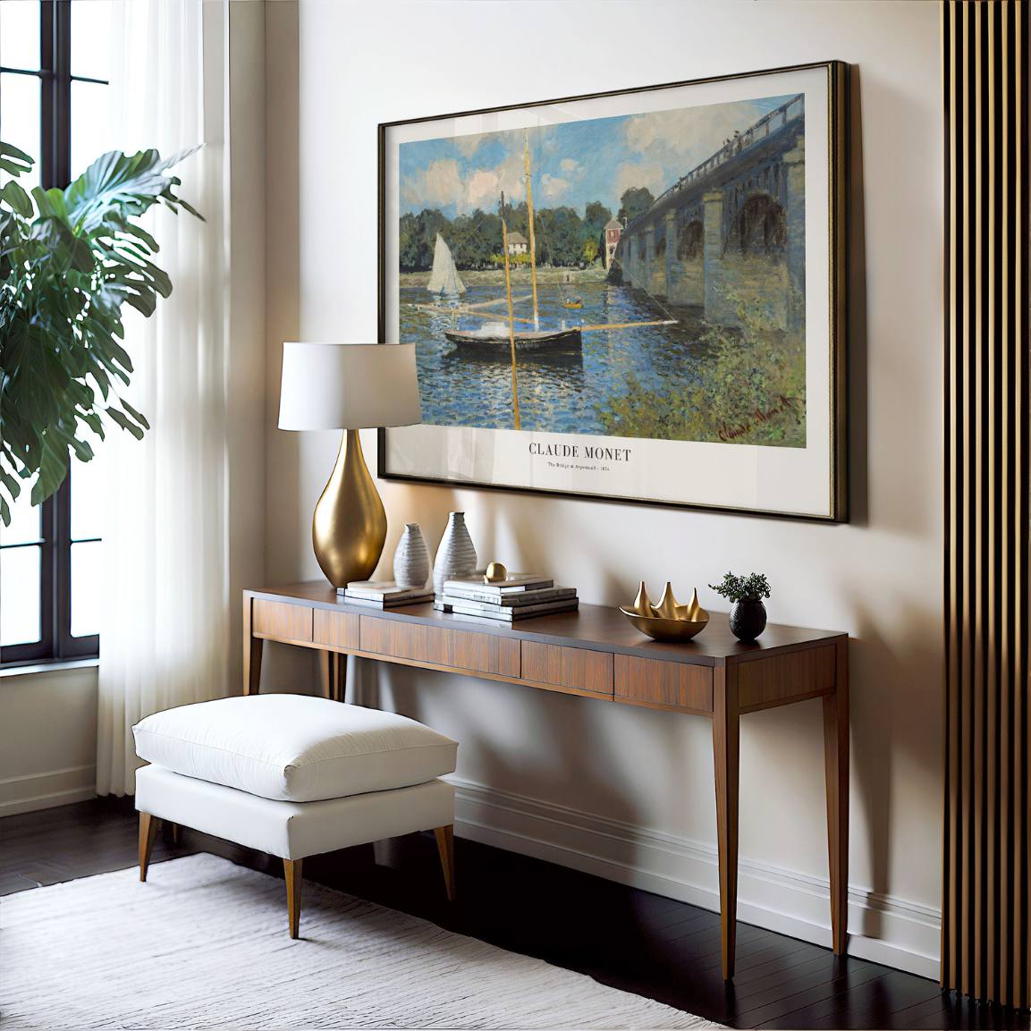 Claude Monet Poster – Die Brücke bei Argenteuil