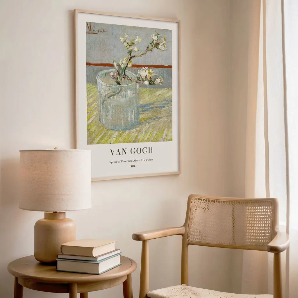 Vincent van Gogh Poster – Blühender Mandelzweig im Glas
