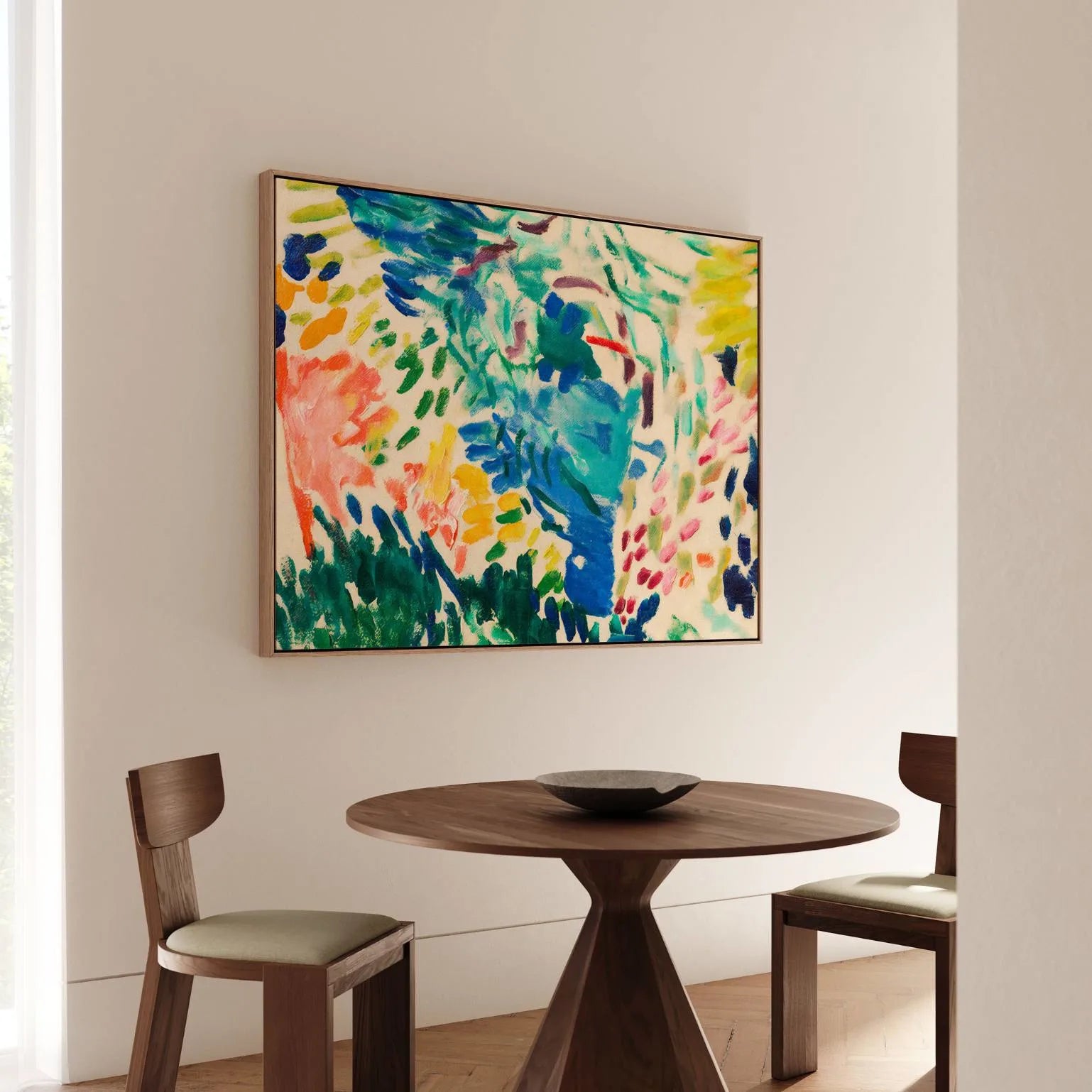 Gerahmtes Leinwandbild – Landschaft in Collioure