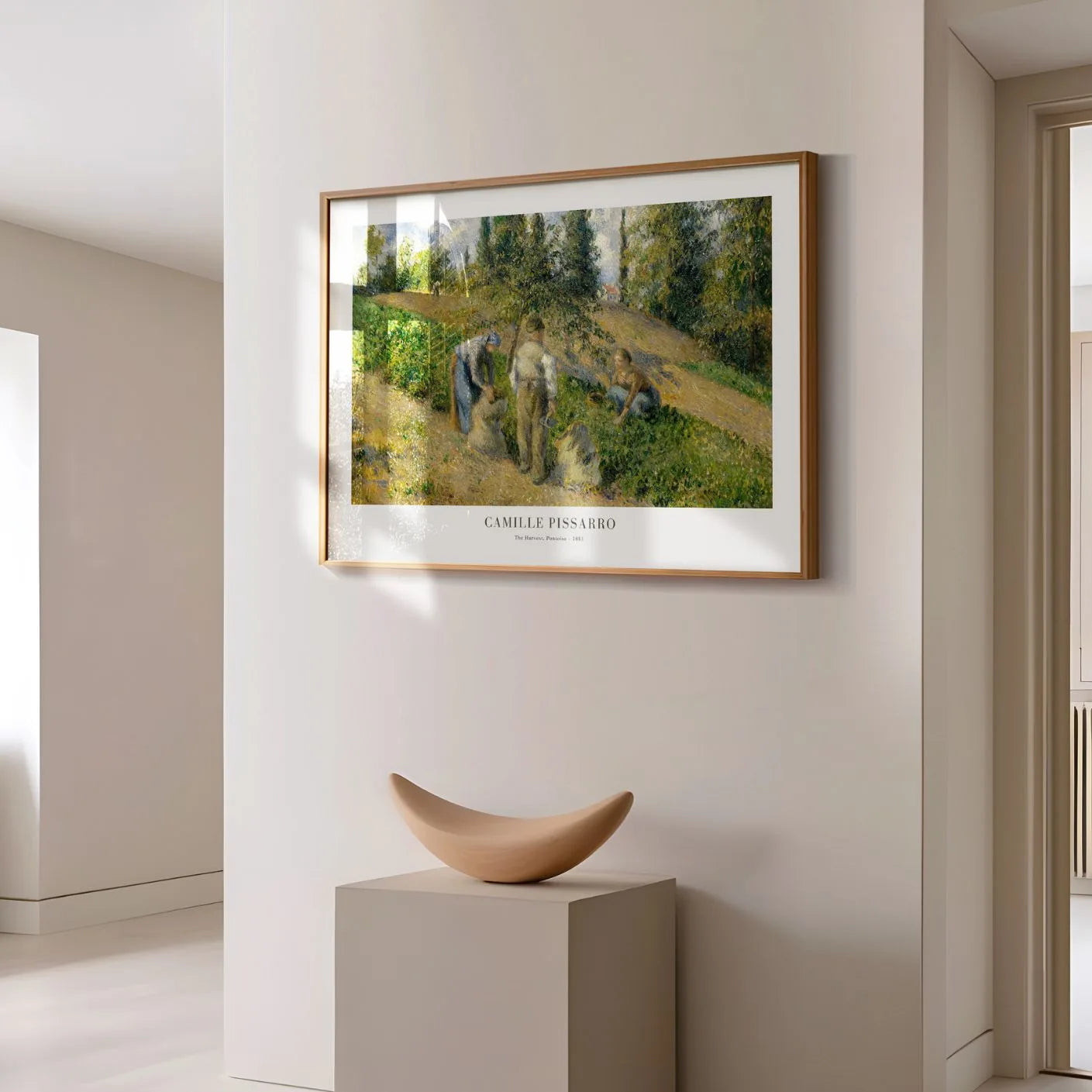 Camille Pissarro Poster – Die Ernte, Pontoise (1881)