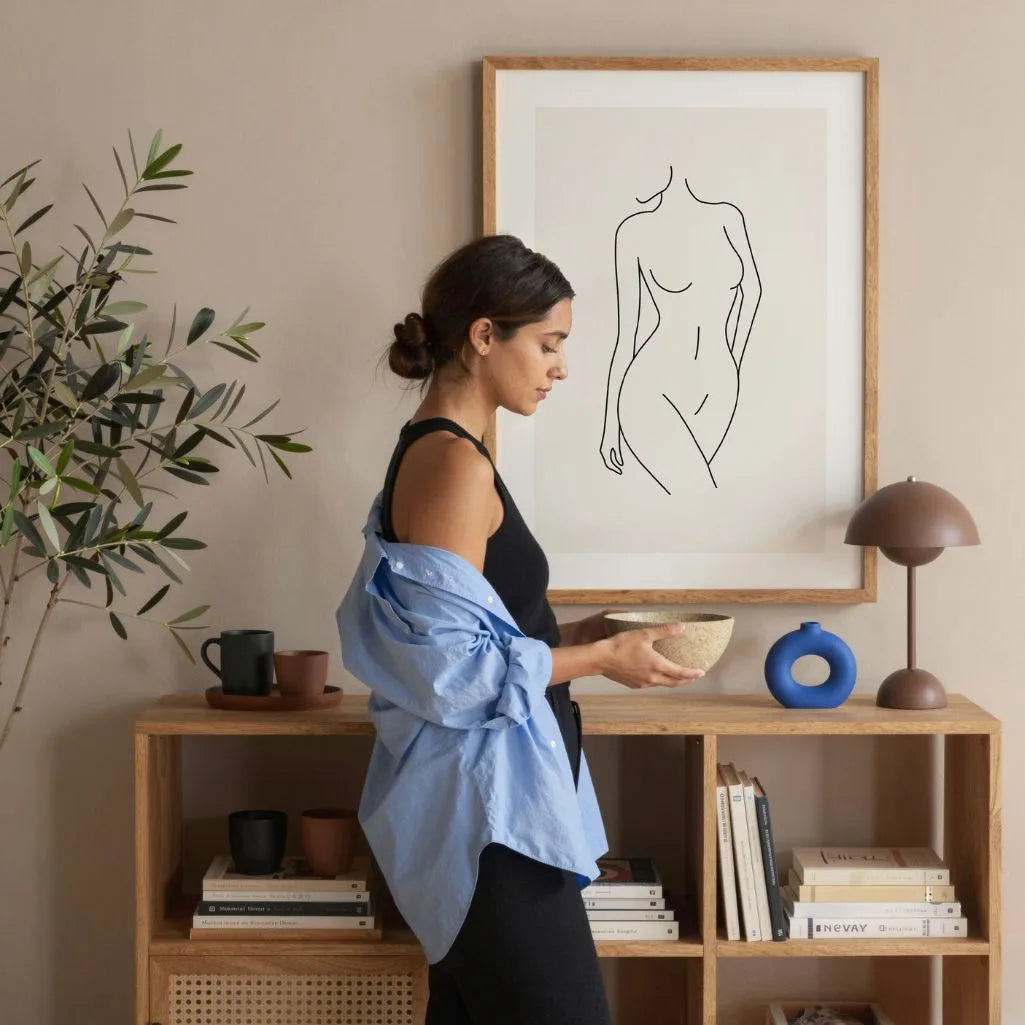 Poster – Elegante feminine Linie