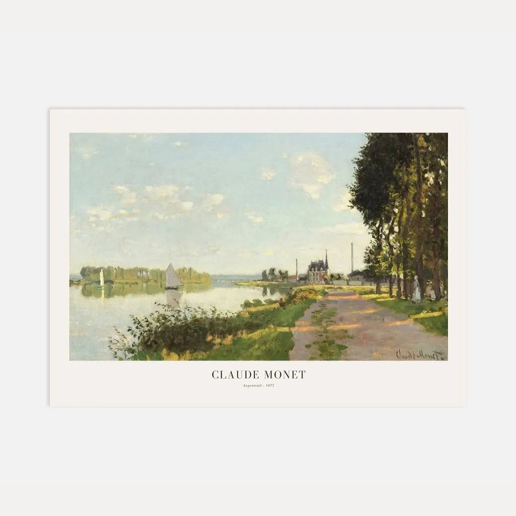 Claude Monet Poster – Argenteuil