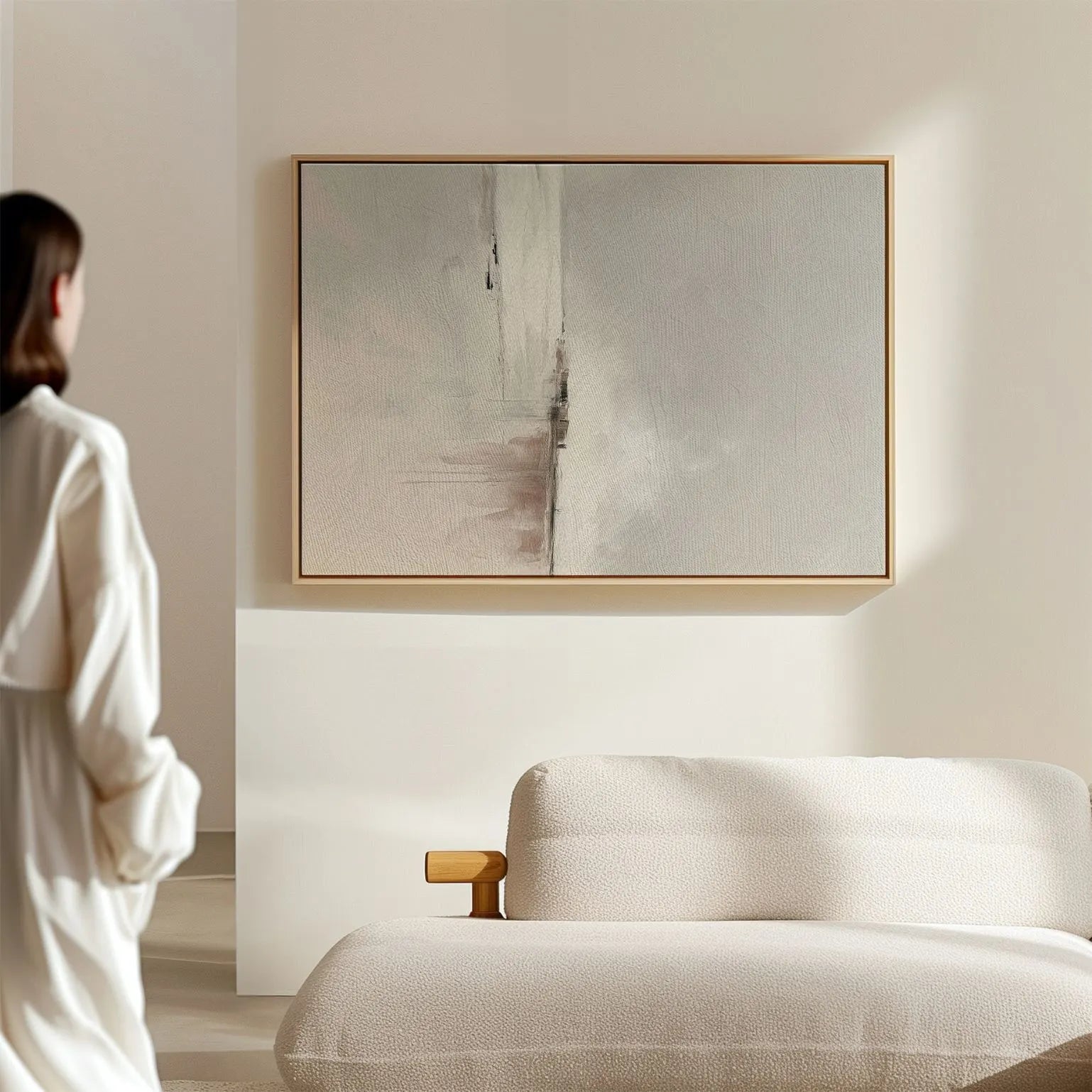 Gerahmtes Leinwandbild – Nordlicht