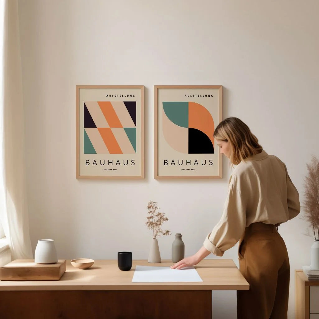 Bauhaus Farben – 2er Poster-Set