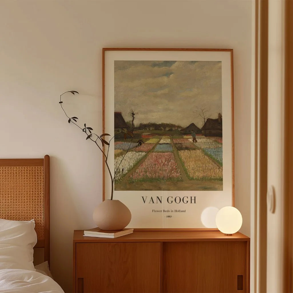 Vincent van Gogh Poster – Blumenbeete in Holland 1883