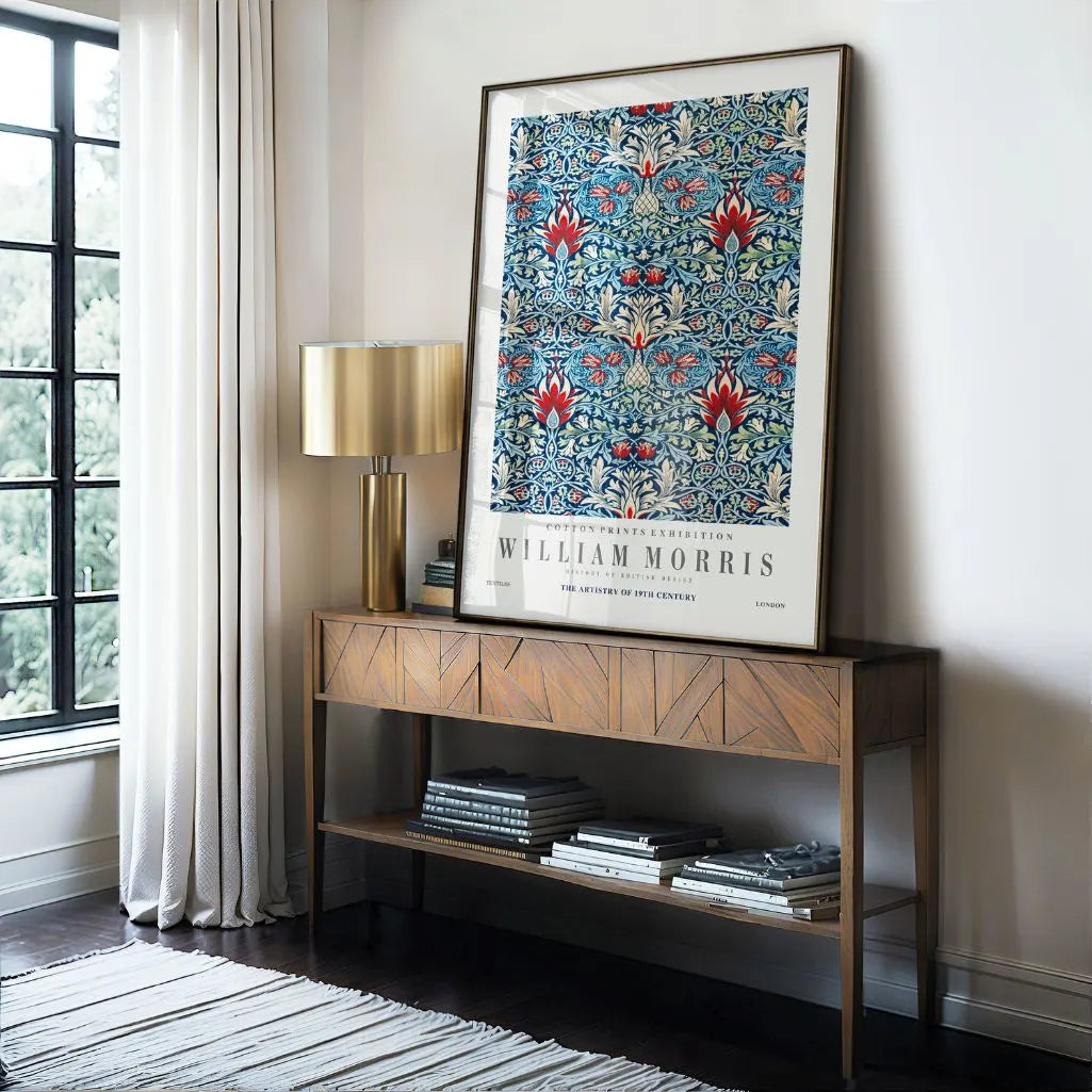 Poster – Blauer Garten