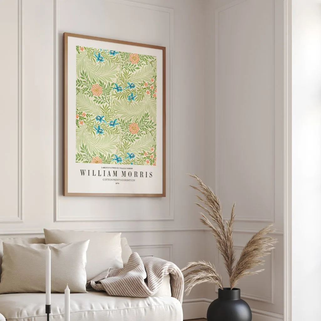 Poster – Rittersporn Grün