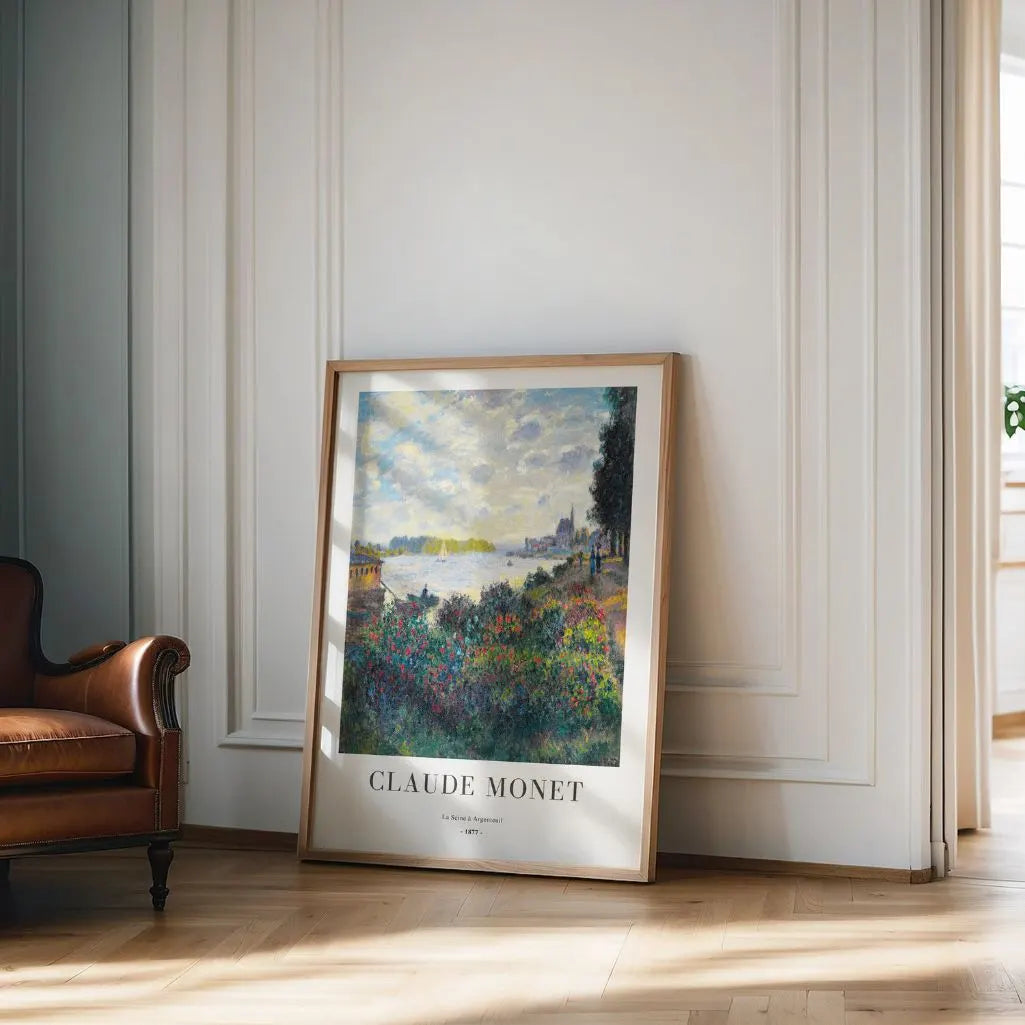 Claude Monet – Die Seine bei Argenteuil (1877) Poster