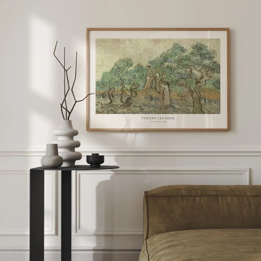 Vincent van Gogh Poster – Olivenhain, 1889 (Querformat)