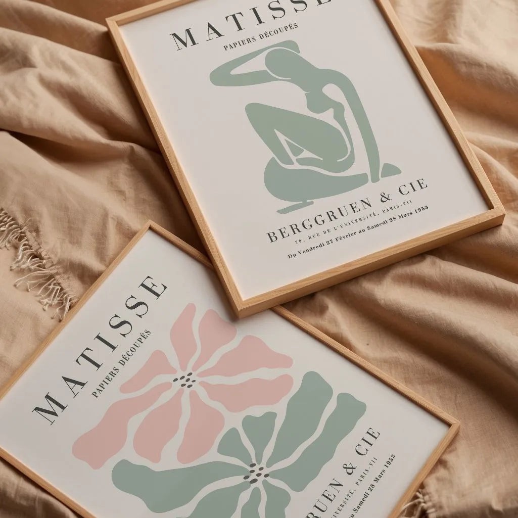 Set mit 2 Matisse-Postern – Pastellkunstformen
