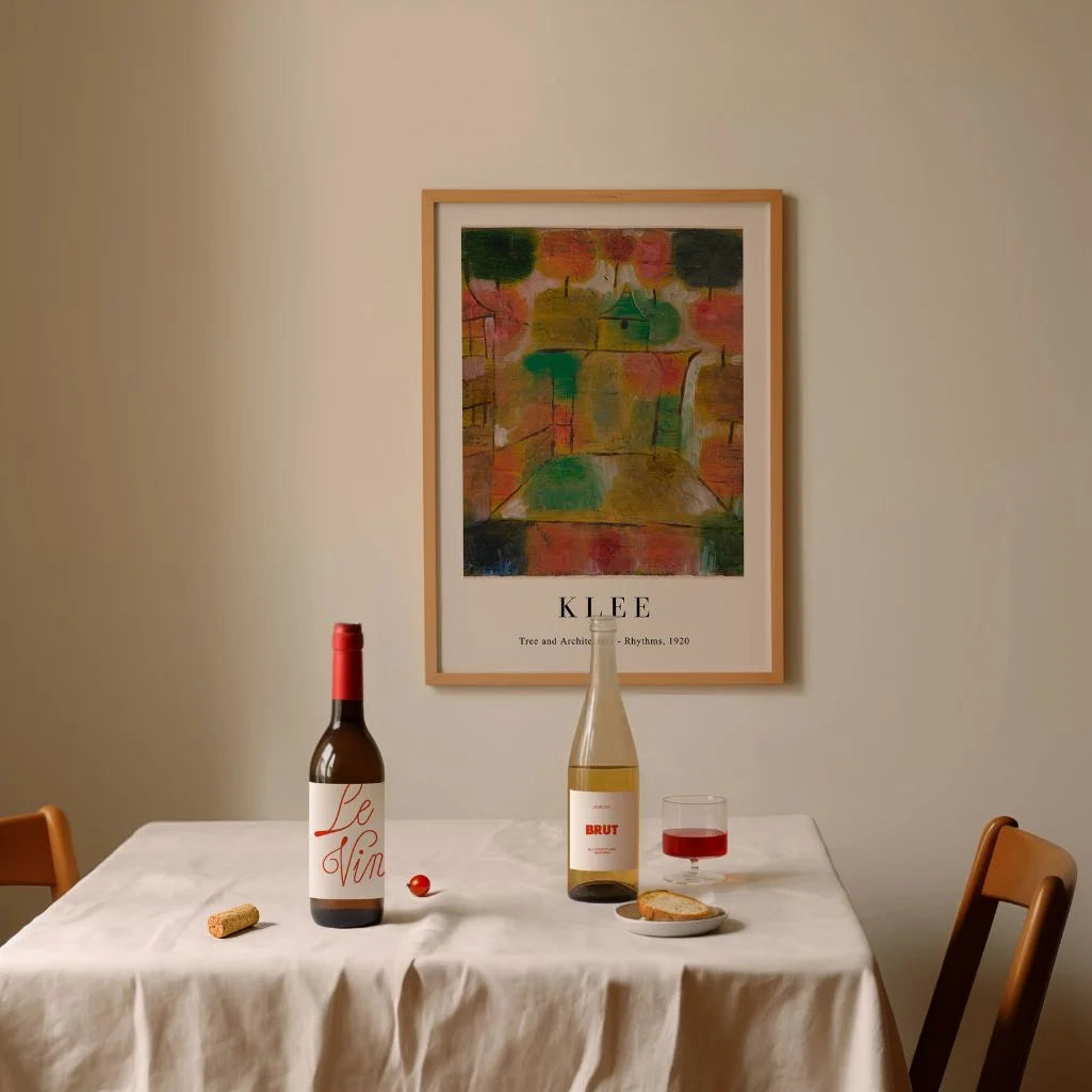 Paul Klee Poster – Baum und Architekturrhythmen, 1920