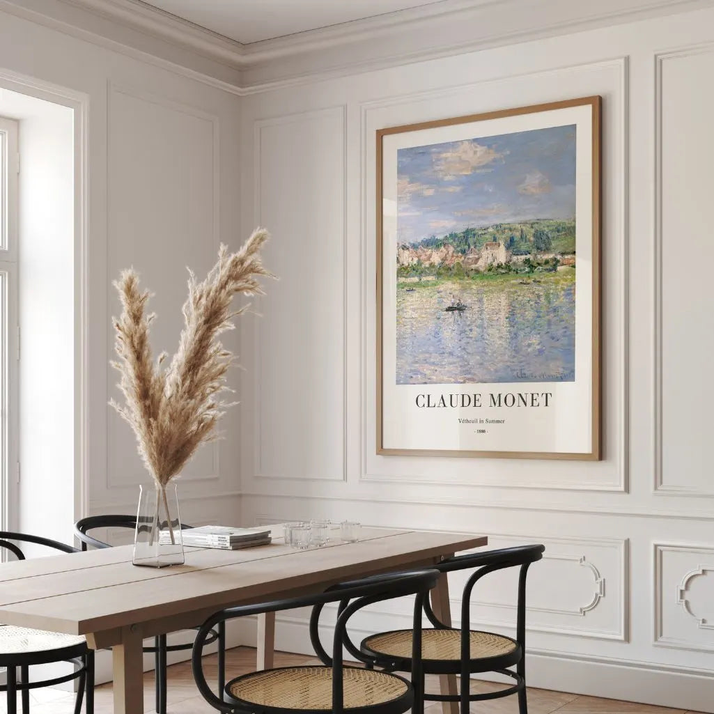 Claude Monet – Vétheuil im Sommer (1880) Poster,