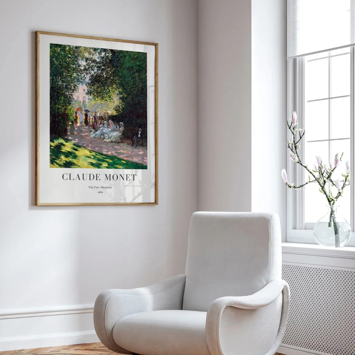 Monet Poster Parkszene