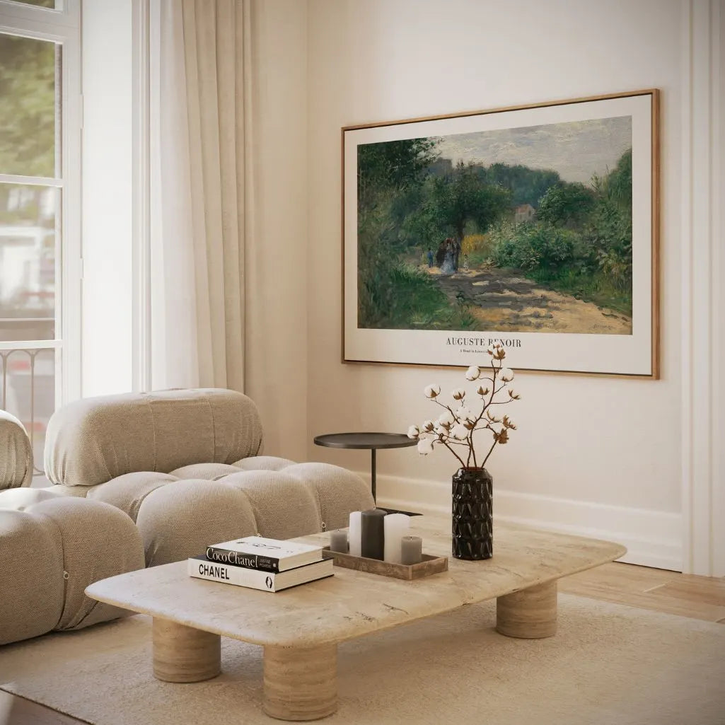 Auguste Renoir – Straße in Louveciennes Poster