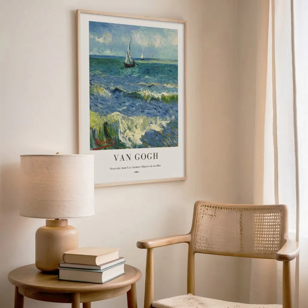 Vincent van Gogh – Seestück bei Les Saintes-Maries-de-la-Mer Poster