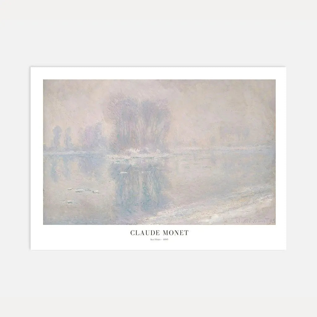 Claude Monet Poster – Eisschollen