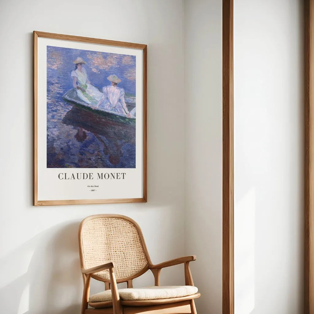 Claude Monet – Im Boot (1887) Poster
