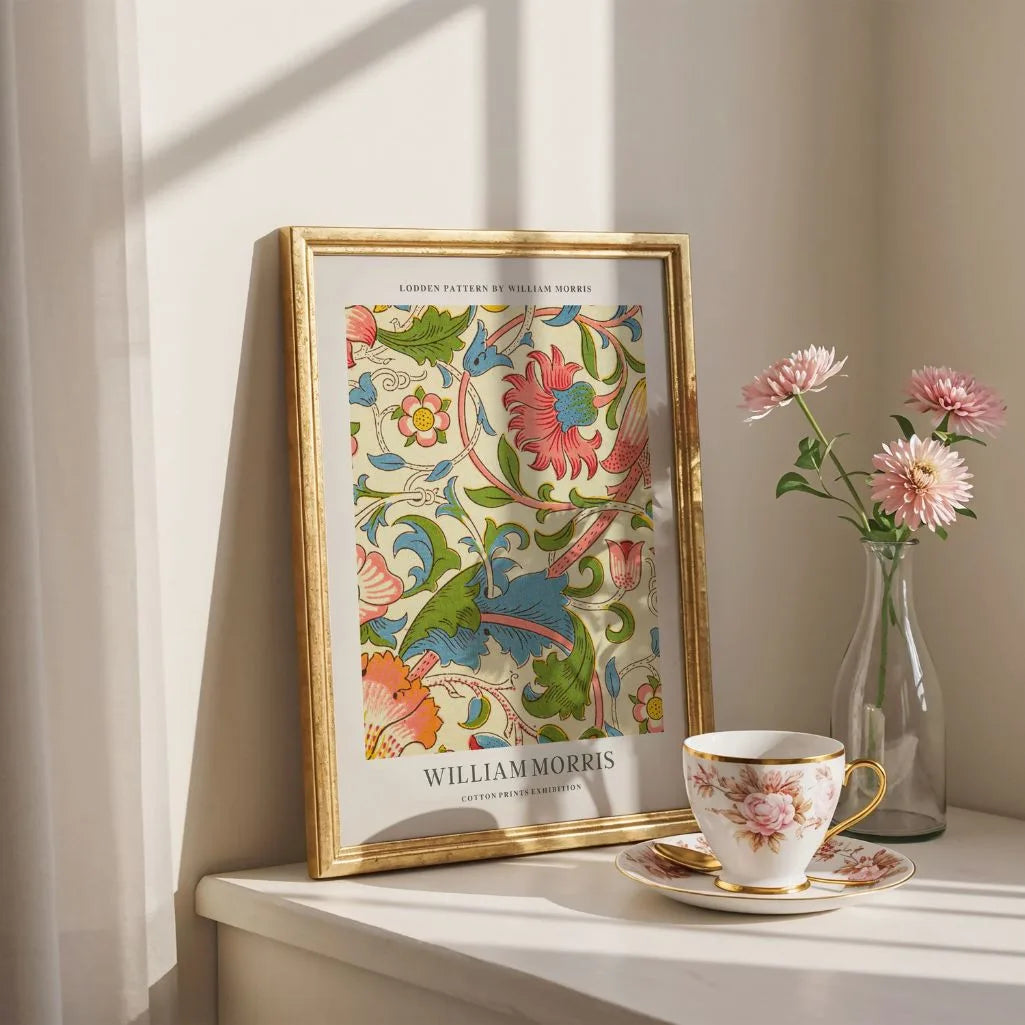 William Morris Poster – Lodden Blüten