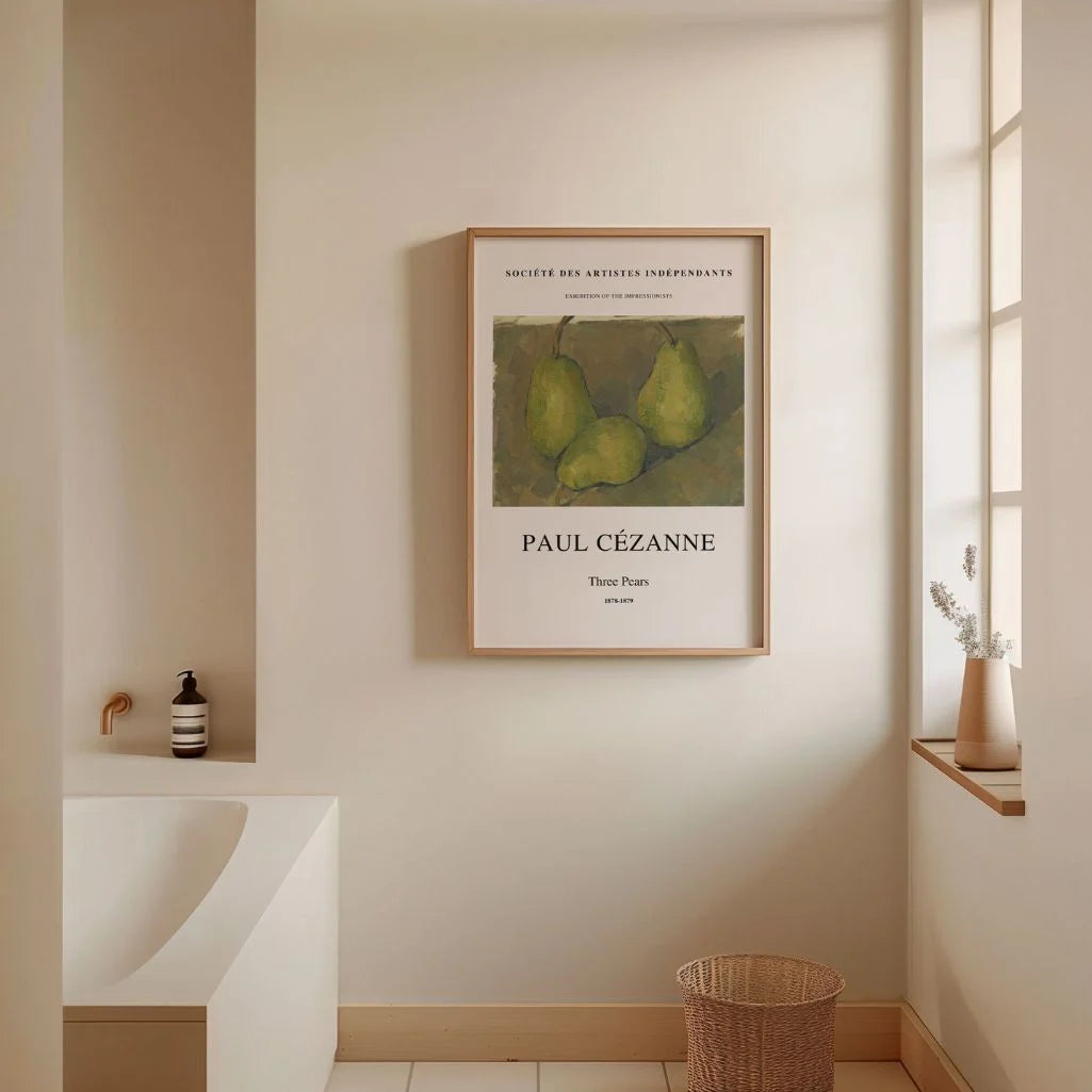 Paul Cézanne – Drei Birnen Poster (1878–1879)