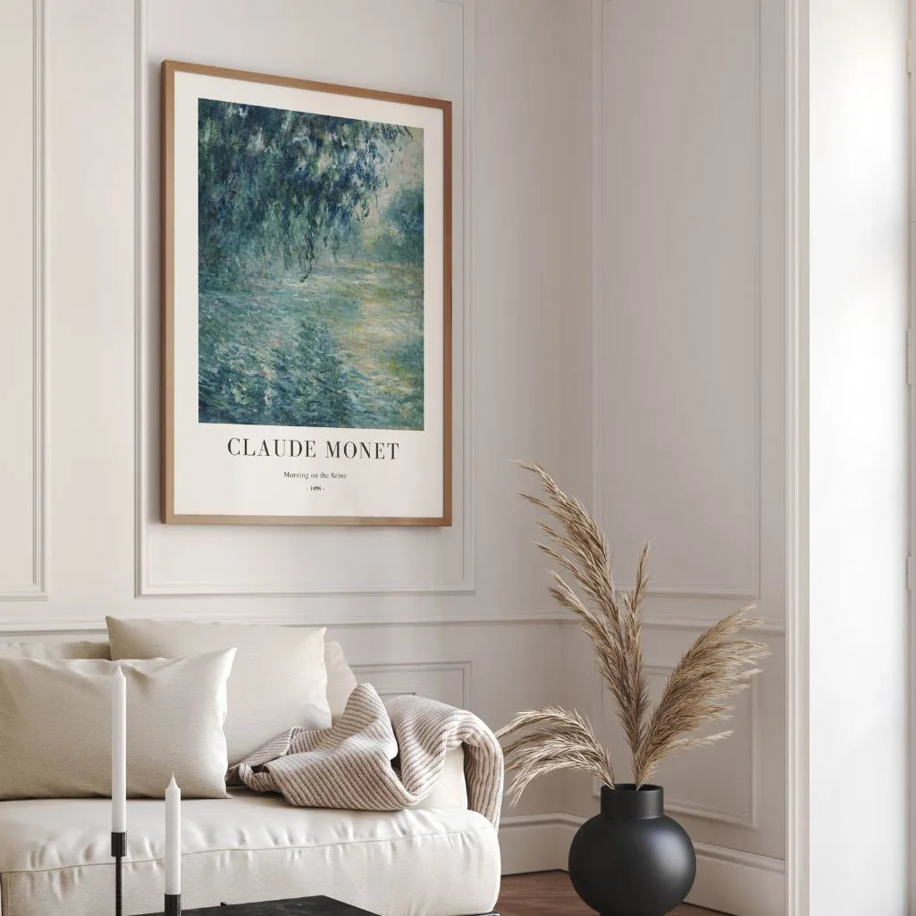 Claude Monet – Morgen an der Seine (1898) Poster