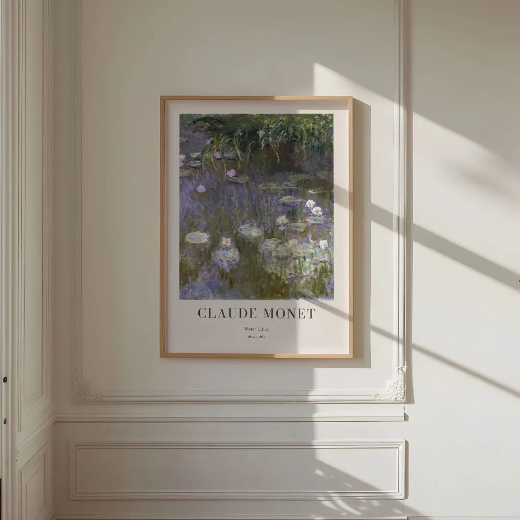 Claude Monet – Seerosen im Teich Poster 1914–1917