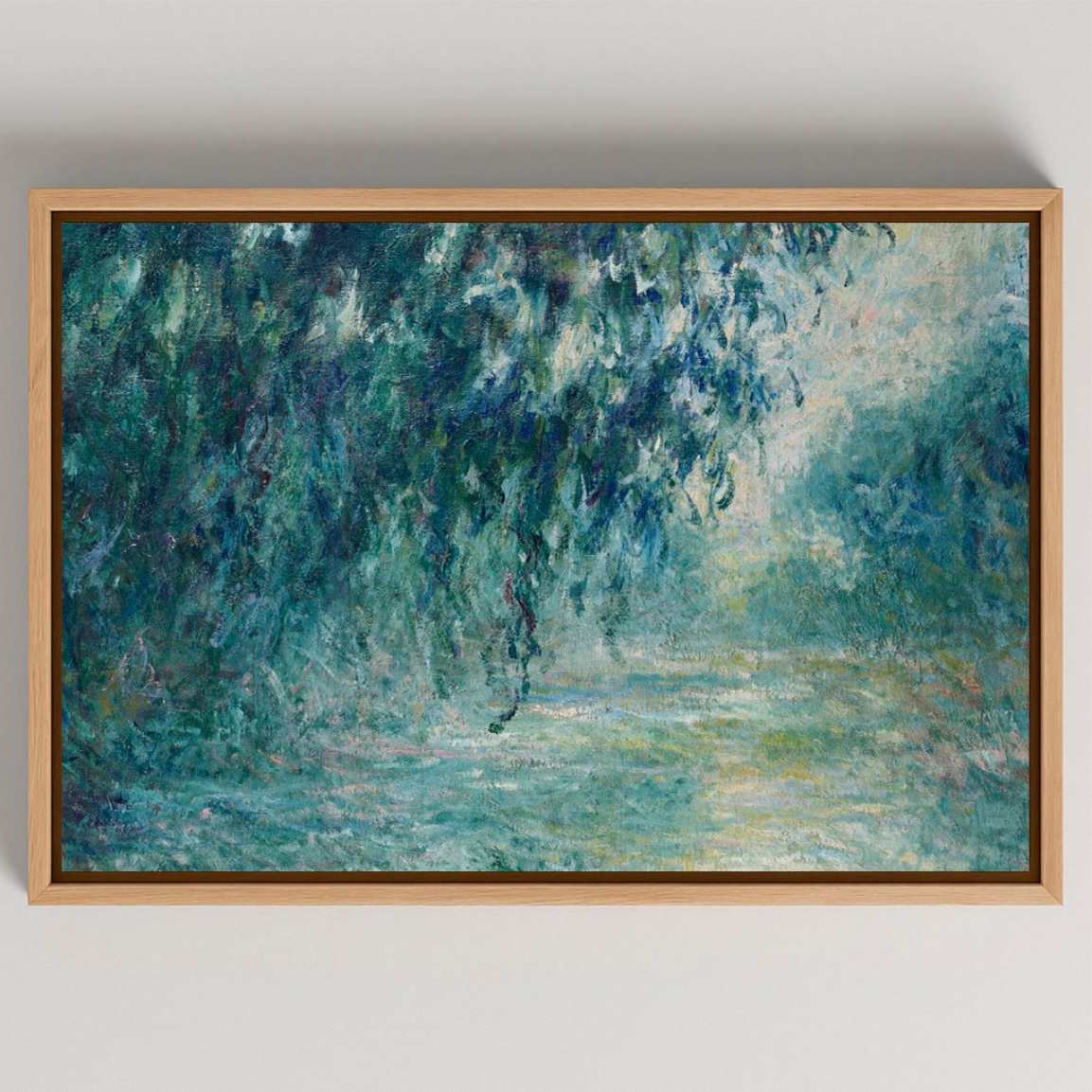 Gerahmtes Leinwandbild – Morgen an der Seine, 1898