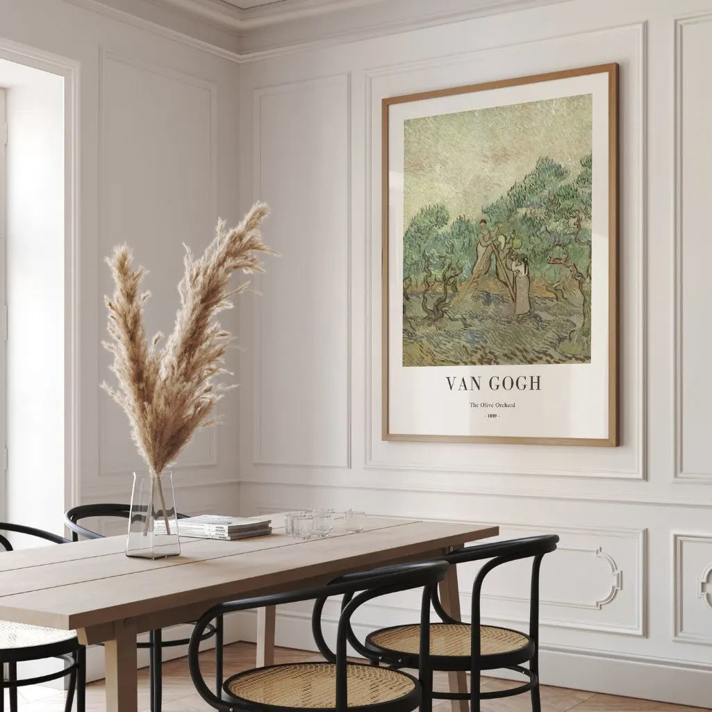Vincent van Gogh Poster – Olivenhain 1889 (Hochformat)