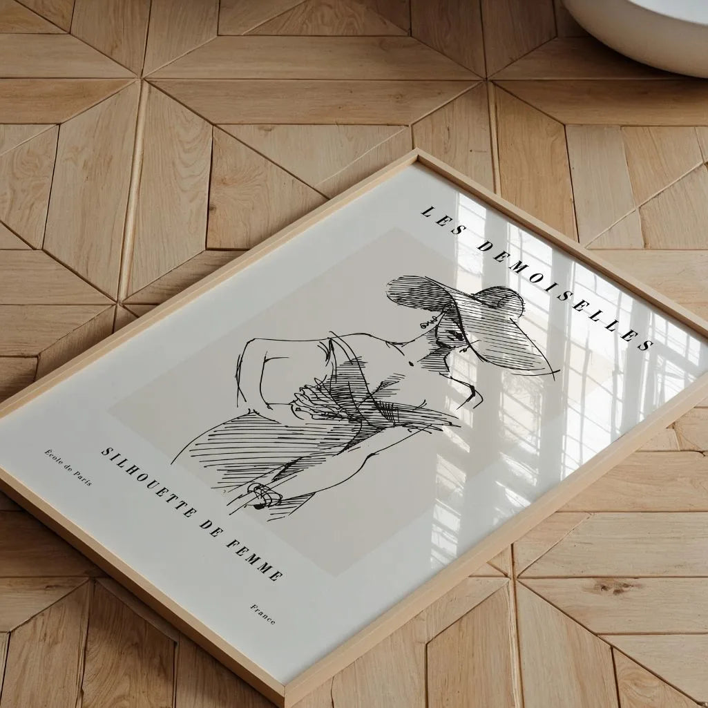 Poster – Frau mit Hut Frau mit Hut