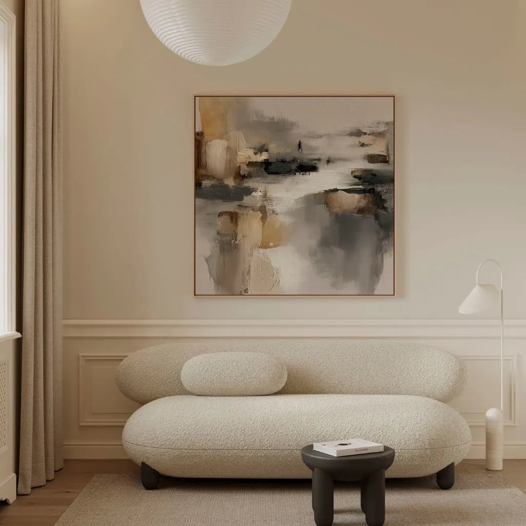 Gerahmtes Leinwandbild – Reflexion