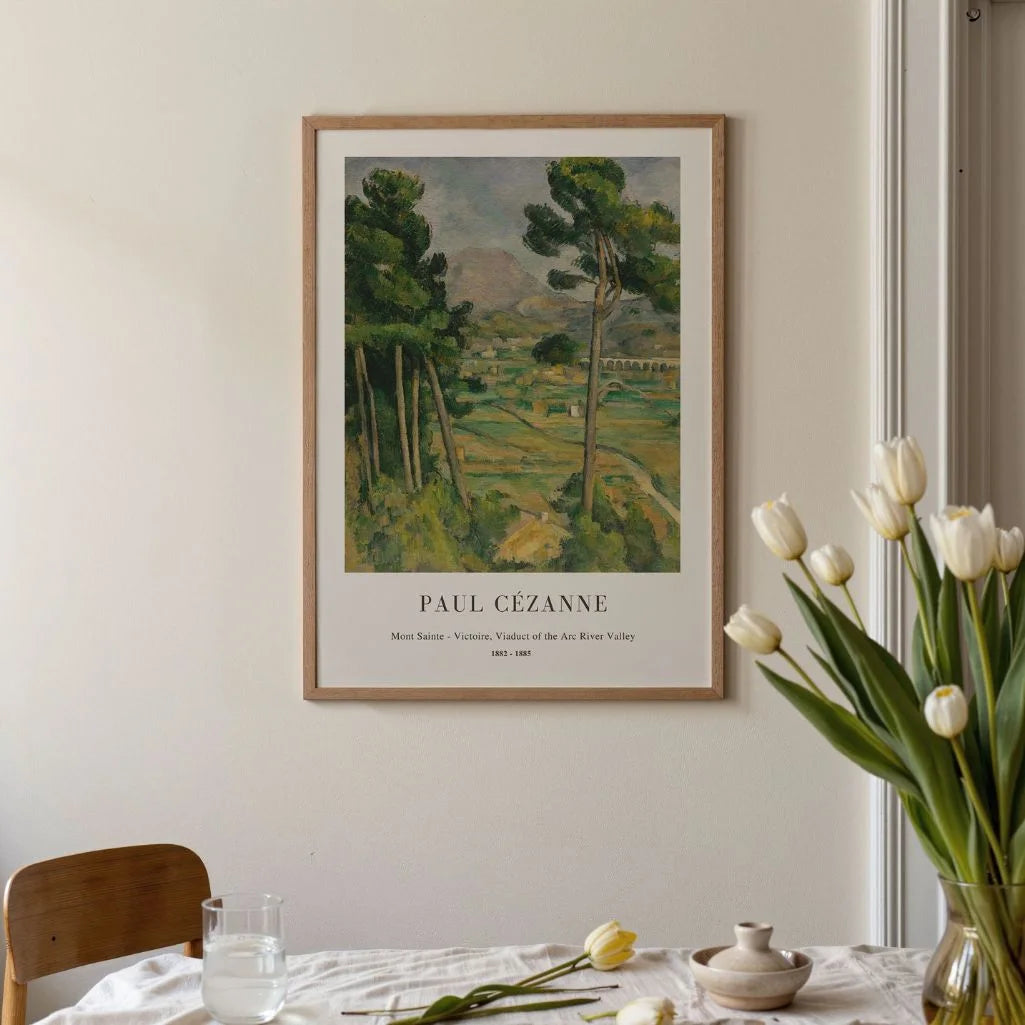 Paul Cézanne – Viadukt im Arc-Tal Poster